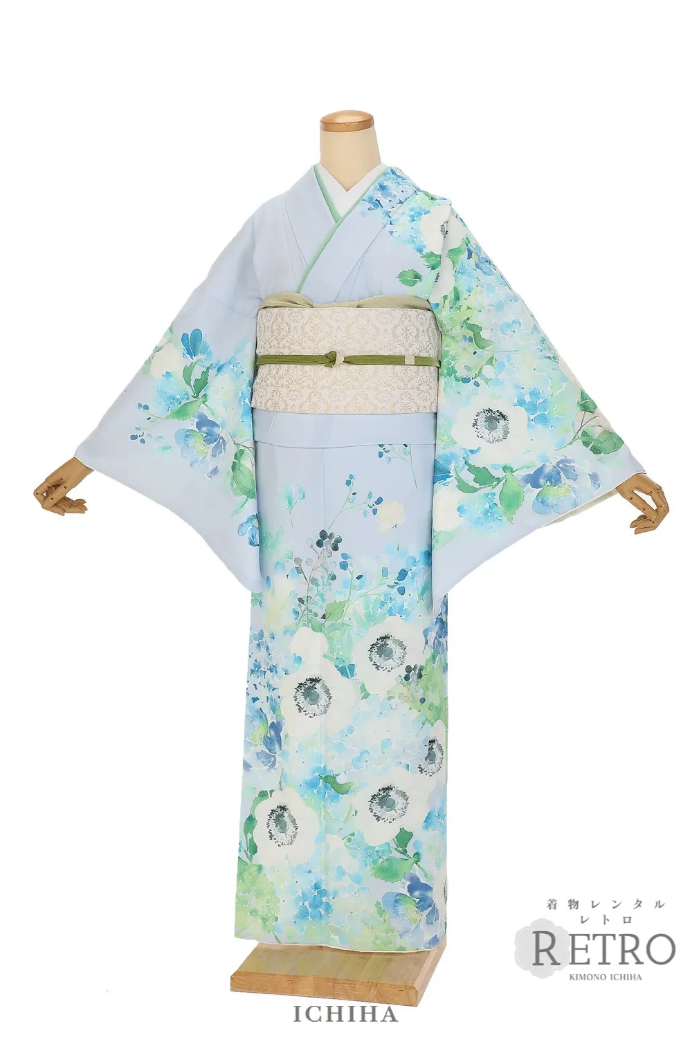 アネモネ訪問着 薄紫色・いちは